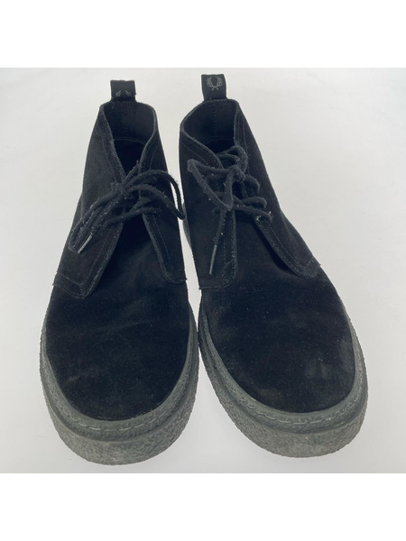 FRED PERRY スニーカー ホーリースエード チャカシューズ BLK (26.0)