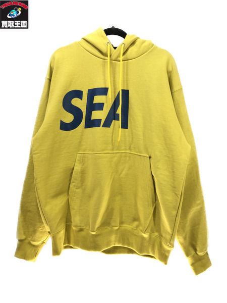WIND AND SEA/21AW/WIND AND SEA HOODIE SWEAT/イエロー/黄/ウィン