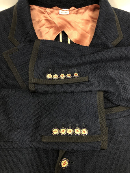 GUCCI コットン ノッチドラペル 2B テーラードジャケット (50)