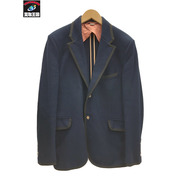 GUCCI コットン ノッチドラペル 2B テーラードジャケット (50)