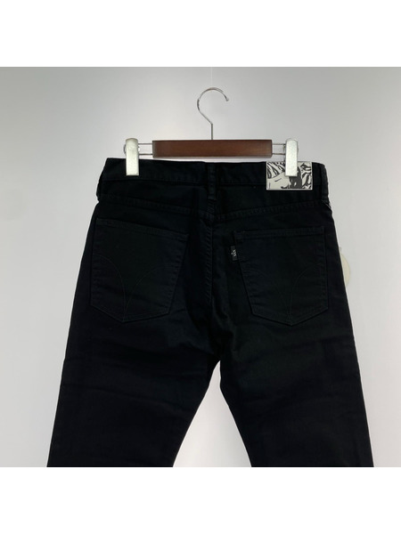 HYSTERIC GLAMOUR GHOST WOLVES COLLAGE pt PATCHリメイクスリムパンツ[値下]