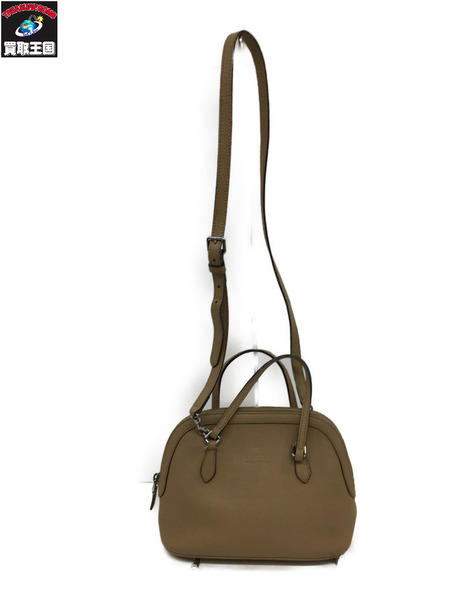 ショルダーバッグ 2WAY ハンドバッグ　ベージュ