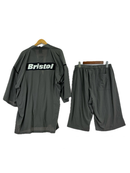 F.C.R.B. 24SS TEAM JINBEI甚平 セットアップ L グレー FCRB-240033