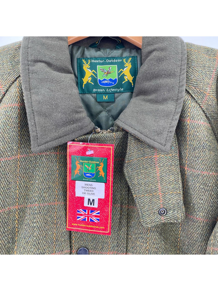 ジャケット Hunter Outdoor ツイードハンティング カーキ(M)