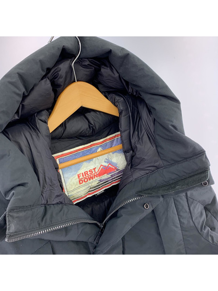 FIRST DOWN WRAP FIRST DOWN PARKA ダウンジャケット(M) F842502 ブラック