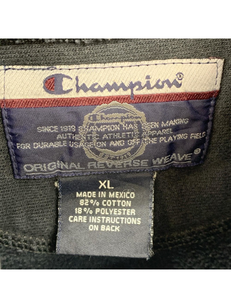 00s Champion REVERSE WEAVE pullover hoodie BLK XL[値下]