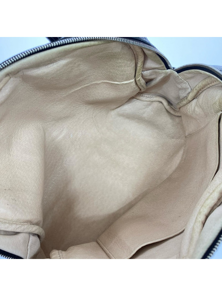 Aeta レザーハンドバッグ ブラック