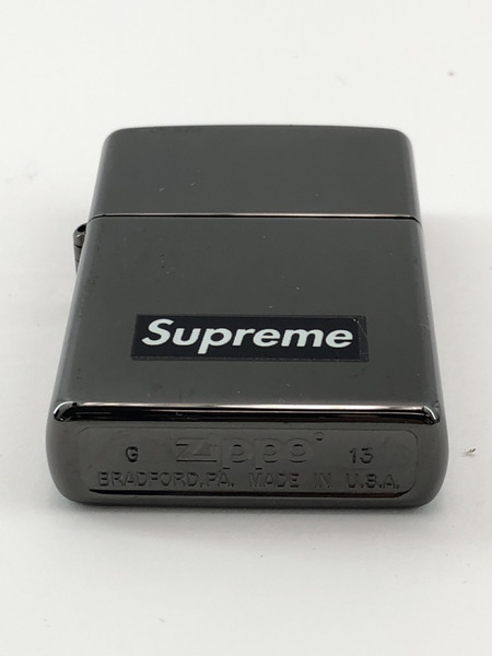 Supreme×Zippo 13年製 G番 BOX logo メタル[値下]