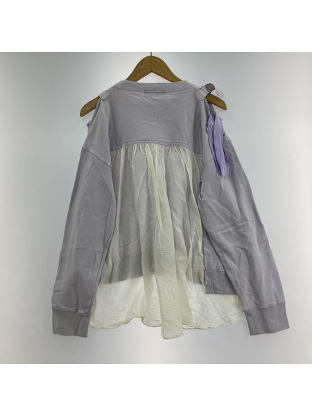 UNDERCOVER バック切替デザインスウェット 1 ラベンダー UC1A1806-1[値下]