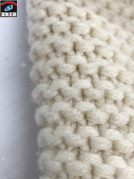 LV ウールカシミヤ タートルネック ニット アイボリー (L)VCCM08