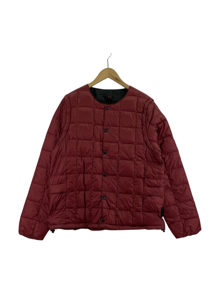 no brand ダウンジャケット TAION extra  バーガンディ