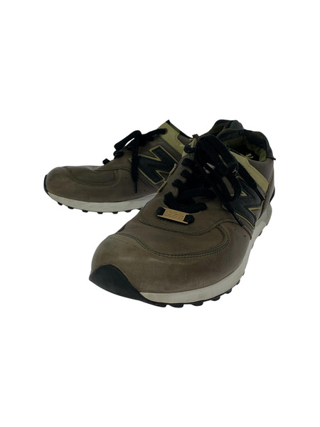 NEW BALANCE スニーカー M576BET 英国製 30周年 オールレザー 10 1/2 茶