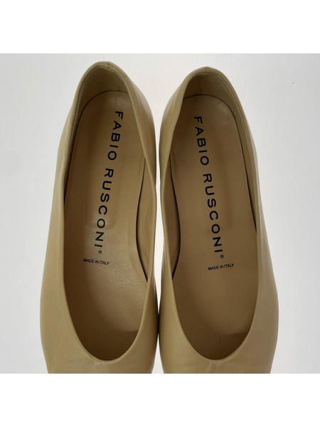 FABIO RUSCONI パンプス・ヒール スクエアトゥフラットパンプス/37.5