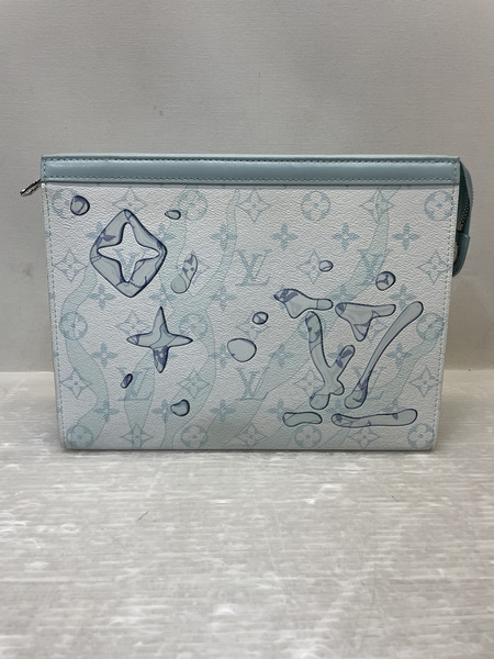 LOUIS VUITTON 24SS アクアガーデン ポシェット ヴォワヤージュ MM M22763 RFID