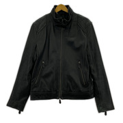 BURBERRY BLACK LABEL シングルライダースジャケット L ブラック