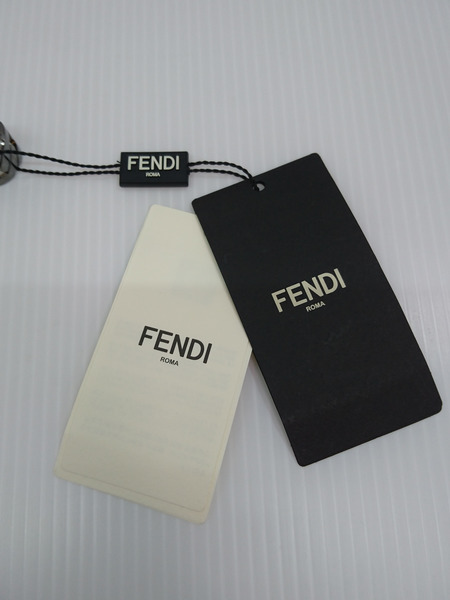 FENDI FFロゴ/チェーンメタルリング/ULTRA BLACK S(#18) 7AJ255 B08 F01LK
