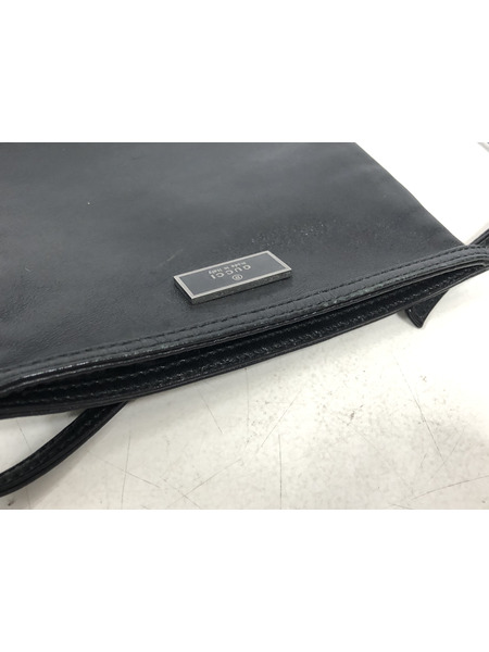GUCCI　グッチ　ハンドバッグ ミニブラックレザーバッグ[値下]