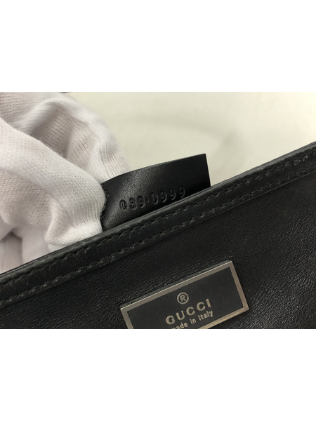 GUCCI　グッチ　ハンドバッグ ミニブラックレザーバッグ[値下]