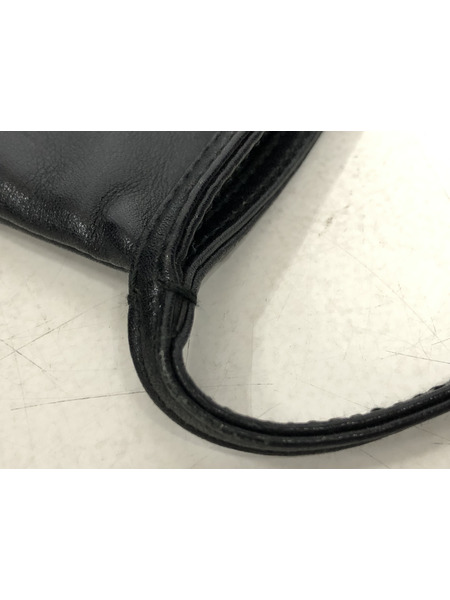 GUCCI　グッチ　ハンドバッグ ミニブラックレザーバッグ[値下]