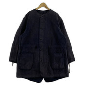 Y's for men 金タグ ノーカラーフリースジャケット サイズ3 ネイビー