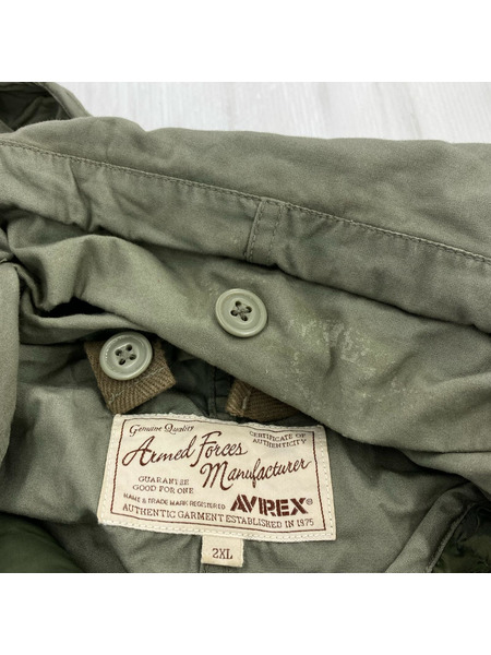AVIREX ミリタリージャケット モッズコート ライナー付キ 2XL