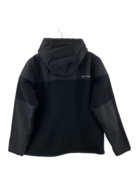 BRIXTON OLYMPUS AT JACKET フリースジャケット(M) ブラック[値下]