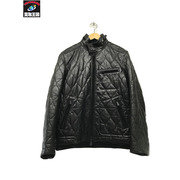 COACH キルティング レザージャケット 黒 S[値下]