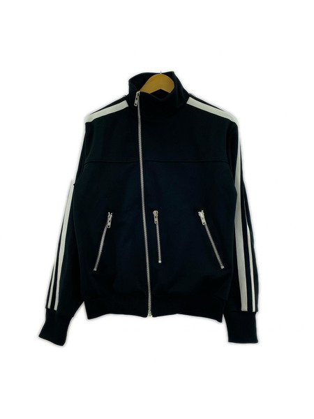 CYbER dYNE アシメジップ トラックジャケット ブラック