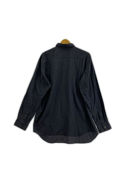 COMME des GARCONS HOMME PLUS 90s グレンチェックブロードシャツ ネイビー
