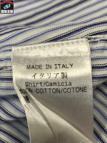 GUCCI  ストライプ クレクリックシャツ (38/15)