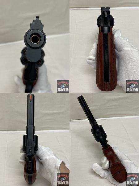 クラウンモデル コルトパイソン　.357マグナム　4インチ ガスガン 0.49J