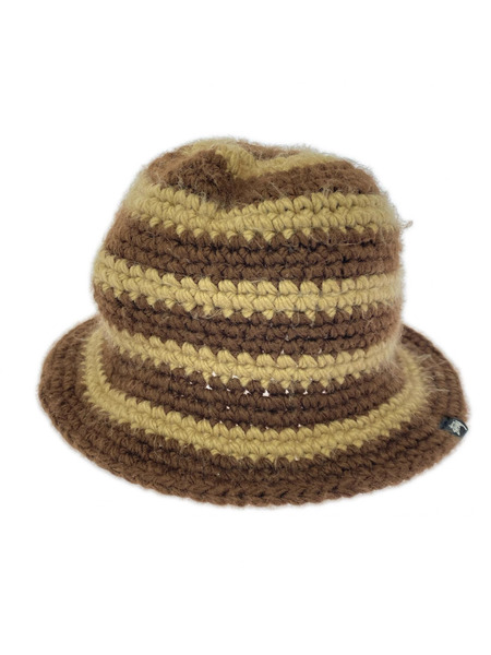 STUSSY ハット SWIRL KNIT BUCKET HAT