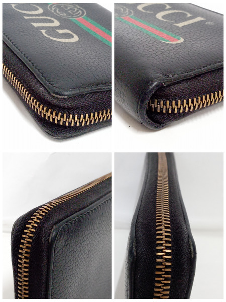 GUCCI/ヴィンテージロゴ/ラウンドファスナー/49631