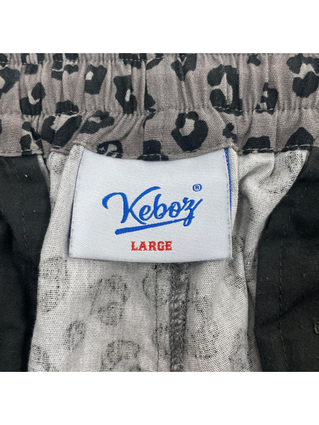 Keboz ショートパンツ LEOPARD SHORTS GREY