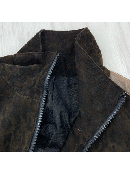 ISAMUKATAYAMA BACKLASH ジャケット SUEDE LEOPARD BLOUSON 4
