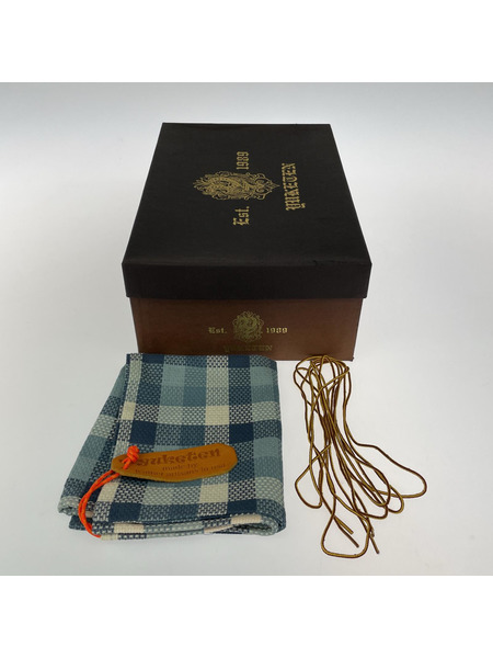 YUKETEN ブーツ JOHNSON BOOTS レザー/レースアップブーツ/9ハーフD/茶[値下]