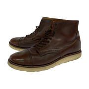 YUKETEN ブーツ JOHNSON BOOTS レザー/レースアップブーツ/9ハーフD/茶[値下]