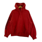 Supreme 24AW Collegiate Sleeve Hooded Sweatshirt サイズS レッド