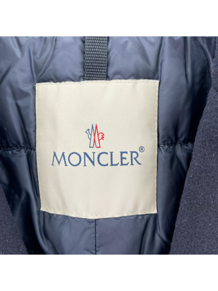 MONCLER ジャケット 21AW CADINOT GIUBBOTTO チェスターコート 紺 (1)