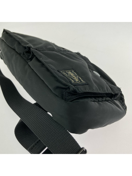 PORTER ボディバッグ TNKER ウエストバッグ ナイロンツイル ブラック