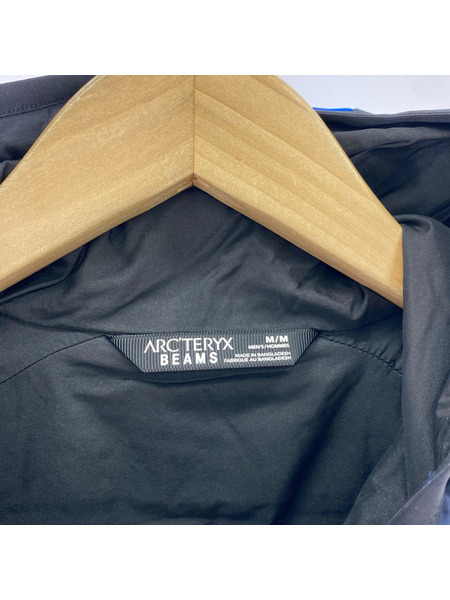 ARC'TERYX ダウンジャケット ×BEAMS ATOM LT HOODY ブルー (M)