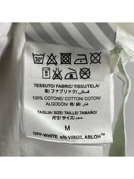 OFF-WHITE 半袖Tシャツ・カットソー MIRROR Tee/WHITE/汚レ有