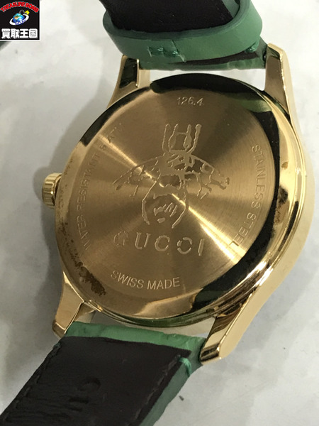 グッチ/Gタイムレス/YA1264099(126.4)/電池交換 メンズQZ