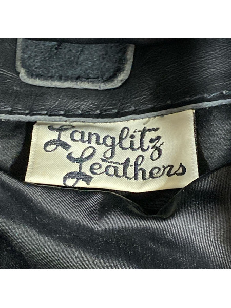 Langlitz Leathers レザージャケット プルオーバー レースアップレザージャケット 36