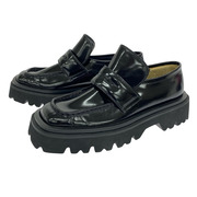 Pippichic スクエアトゥ エナメルローファー 37