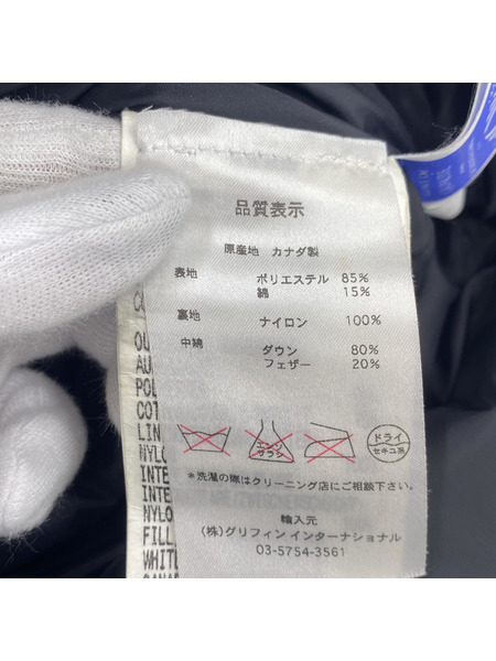 CANADA GOOSE ダウンジャケット 68F8490 ダウンベスト 黒 (L)[値下]