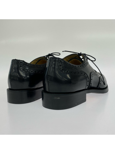 LAZZERI by VISARUNO イタリア製 ウイングチップシューズ 黒 (40)