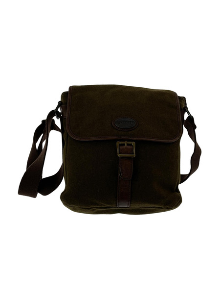 FOSSIL ショルダーバッグ ウール ショルダーバッグ カーキ