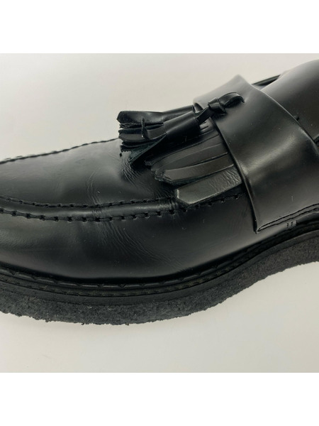 GEORGE COX シューズ ×FRED PERRY タッセルローファー 黒 (7)