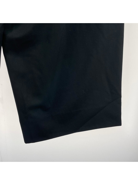パンツ GROSGRAIN WOOL WIDE SLACKS (1) 黒